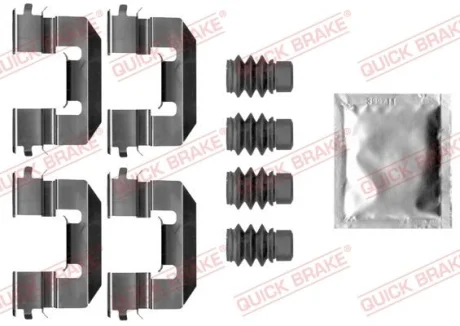 Монтажний набір гальмівних колодок передн ALFA ROMEO MITO FIAT TIPO 0.9-1.6D 04.13- QUICK BRAKE 109-0038