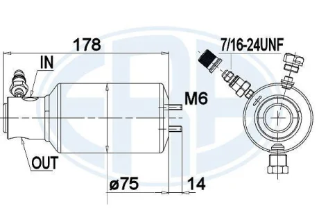 Осушувач кондицiонера ERA 668009