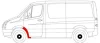 Ремонтна частина крила передн лів (задня частина) MERCEDES SPRINTER 906 VW CRAFTER 2E 04.06-06.18 BLIC 6504-03-3548331P (фото 2)