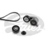 GATES JEEP К-кт ГРМ (ролик+ролик з натяжним пристроєм+ ремінь) COMPASS (MK49) 2.0 CRD 06-, MITSUBISHI OUTLANDER II (CW_W) 2.0 DI-D (CW8W) 07-12 K086PK1718 GATES K086PK1718