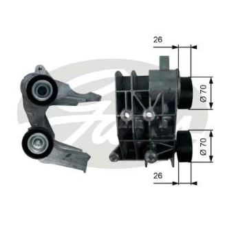 FORD Натяжний ролик KA 96- Gates T36107