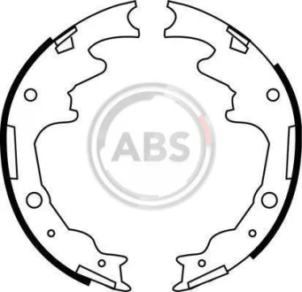 Комплект гальмівних колодок A.B.S. A.B.S. 40704
