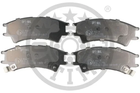 Фото 1 - гальмівні колодки дискові Optimal BP-10261 Гальмівні колодки дискові Optimal BP-10261 (фото 1)