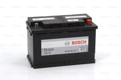 Акумулятор 100Ah-12v (T3032) (315x175x210),R,EN720 BOSCH 0092T30320 (фото 1)