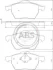 Комплект тормозних колодок, дисковий тормоз A.B.S. A.B.S. 37514 (фото 1)