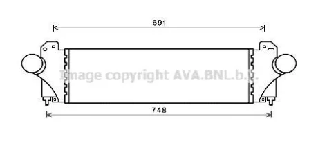 Фото 1 - ava iveco інтеркулер daily v 11-, daily vi 14- ava AVA COOLING IV4129 AVA IVECO Інтеркулер DAILY V 11-, DAILY VI 14- AVA AVA COOLING IV4129 (фото 1)