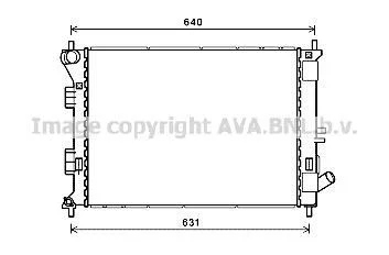 AVA HYUNDAI Радіатор охолодження двиг. i30, Elantra, Kia Ceed, Cerato, Soul 1.4/1.6 11- AVA AVA COOLING HYA2335