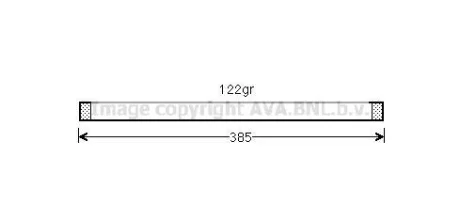 AVA FORD Осушувач кондиціонера MONDEO IV 07- AVA AVA COOLING FDD489