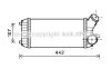 AVA FORD Інтеркулер C-Max II, Grand C-Max 1.6TDCi 10- FD4472 AVA FD4472