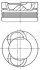 Поршень з кільцями VW CRAFTER 81,26 2,5 TDI BJJ/BJK/CEBA/CEBB 06- (Mahle) MAHLE / KNECHT 028 19 01 (фото 1)