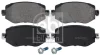 FEBI RENAULT гальмівні колодки передні MEGANE IV 116245 FEBI 116245