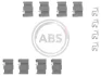 Ремкомплект гальмiвних колодок ABS 1133Q 1133Q