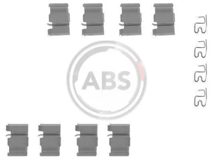 Ремкомплект гальмiвних колодок ABS A.B.S. 1133Q (фото 1)