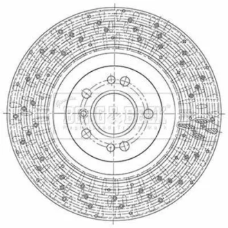 Гальмiвнi диски BORG&BECK BORG & BECK BBD6136S (фото 1)
