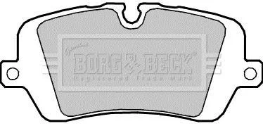 Гальмiвнi колодки дисковi заднi BORG&BECK BORG & BECK BBP2415