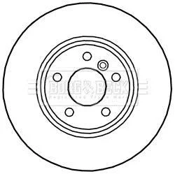 Гальмiвнi диски BORG&BECK BORG & BECK BBD6027S