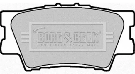 Гальмiвнi колодки дисковi BORG&BECK BORG & BECK BBP1990