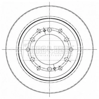 Гальмiвнi диски BORG&BECK BORG & BECK BBD5427