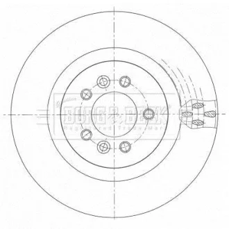 Гальмiвнi диски BORG&BECK BORG & BECK BBD6110S