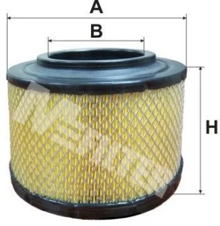 Фільтр повітряний Hilux 2.5/3.0 01- MFILTER M-FILTER A 8024