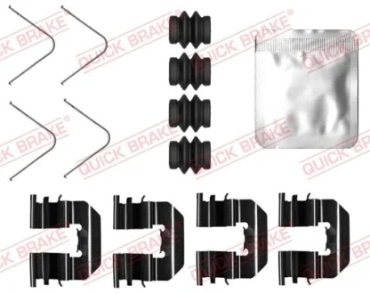Монтажний набір гальмівних колодок задн HYUNDAI I20 ACTIVE, I20 II OPEL KARL 1.0-1.4D 11.14-09.21 QUICK BRAKE 109-0073