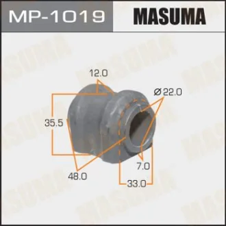 Фото 1 - втулка стабилизатора MASUMA MP1019 Втулка стабилизатора MASUMA MP1019 (фото 1)