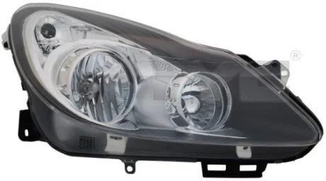 OPE CORSA прав. H7+H1 фара перед. - verze "OPC" TYC 20-1195-05-2 (фото 1)