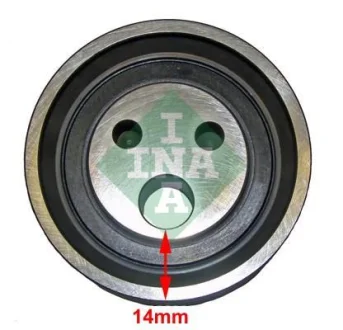 Фото 1 - Ролик ремня ГРМ Renault Megane, Clio, Kangoo, Logan 1.4, 1.6 (96-) INA 531081810 Ролик ремня ГРМ Renault Megane, Clio, Kangoo, Logan 1.4, 1.6 (96-) INA 531081810 (фото 1)