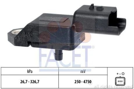 Датчик давления наддува Citroen C5 / Ford Fiesta/Transit Courier / Peugeot 407 1 FACET 103134