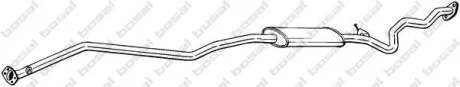 Глушитель средняя часть BMW 318i 05-07 BOSAL 293-011