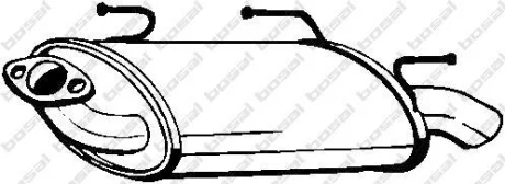 Глушитель задняя часть NISSAN ALMERA (00-06) BOSAL 145-503