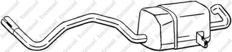 Глушитель задняя часть RENAULT Grand Scenic (09-), RENAULT MEGANE III (08-15), RENAULT Scenic (09-) BOSAL 279-573
