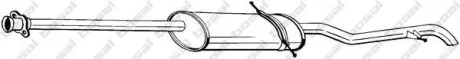Глушитель, алюм. cталь, задн. часть MERCEDES A140L 1.4, 1.6, 1.9 (02/01-10/04) LWB BOSAL 289-031