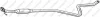 Глушитель, алюм. сталь, средн. часть FORD FIESTA 1.25i -16V (07/08-05/12) HTB BOSAL 285-389 (фото 1)