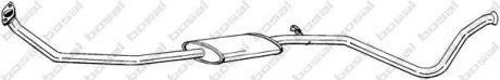 Глушитель, алюм. сталь, средн. часть PEUGEOT 306 1.4i, 1.6i (01-02) HTB BOSAL 288-891