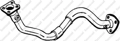 Глушитель, алюм. сталь, передн. часть VW BORA (98-05) BOSAL 753-153