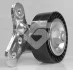 Hutchinson T0654 Ролик обводной AUDI A3, Q3, TT купе II, VW Jetta (05-10) (T0654) Hutchinson T0654