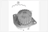 Hutchinson WP17 Насос водяной Citroen Xsara/Nissan Micra/Peugeot 205, 306, 309, 405 1.4; 1.5D; 1.6 (91-) (WP17) Hutchinson WP17