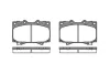 Колодки тормозные диск. перед. (Remsa) Land Cruiser Prado (_J15_) (09-)/Mitsubishi Pajero IV (09-) WOKING P6073.04 (фото 1)