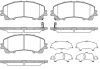Колодки тормозные диск. перед. (Remsa) Infiniti Q50 2.2 13-,Infiniti Q50 3.5 13- WOKING P15073.12 (фото 1)