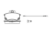 WOKING P3213.02 Колодки тормозные 2108 перед (пр-во Remsa) (к-т 4шт) WOKING P3213.02