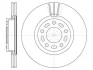 Диск тормозной перед. (кратно 2) (Remsa) Mazda 3 I II 2,0i / Mazda 5 I II WOKING D6672.10 (фото 1)