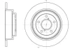 Диск тормозной задн. (кратно 2) (Remsa) Subaru Forester 02>08 Impreza 00>08 WOKING D6398.00 (фото 1)