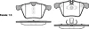 WOKING P13173.00 Колодки тормозные диск. перед. (пр-во Remsa) Ford Mondeo IV 2,5i Volvo S60 S80 (P13173.00) WOKING P13173.00