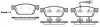 Колодки тормозные диск. перед. (Remsa) VW T5 T6 WOKING P15403.01 (фото 1)