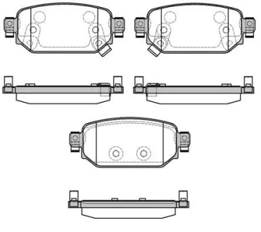 Фото 1 - Колодки тормозные диск. задн. (Remsa) Mazda 3 1,5d 16>19 WOKING P16313.02 Колодки тормозные диск. задн. (Remsa) Mazda 3 1,5d 16>19 WOKING P16313.02 (фото 1)