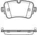 Колодки тормозные диск. задн. (Remsa) Audi Q7 15> WOKING P17683.08 (фото 1)