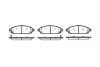 Колодки тормозные диск. перед. (Remsa) Jeep Grand Cherokee 05>10 WOKING P10733.02 (фото 1)