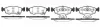 Колодки тормозные диск. перед. (Remsa) Fiat Panda 12> WOKING P0723.50 (фото 1)