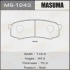 Колодки тормозные задн Lexus GX 460 (09-)/ Mitsubishi Pajero (06-)/ Toyota Land Cruiser Prado (05-) MASUMA MS1243 (фото 1)